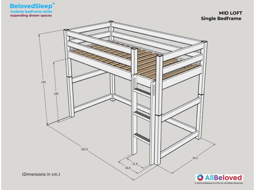 BelovedSleep™ Modular Bedframe