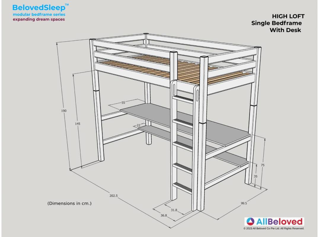 BelovedSleep™ Modular Bedframe